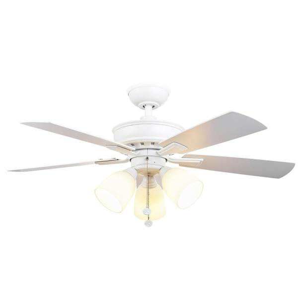 LED Indoor Brushed Nickel Ceiling Fan Replacement Parts Vaurgas 44 in 